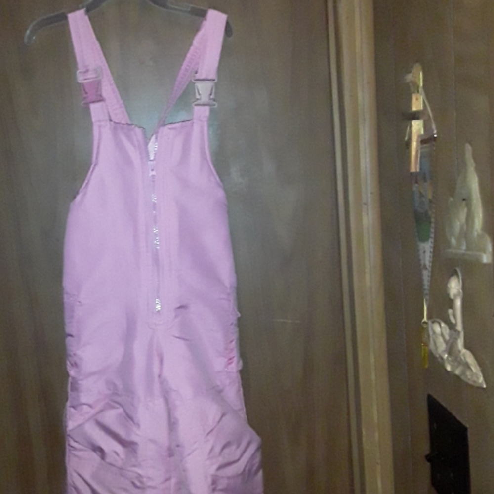 Toddler pink snow suit